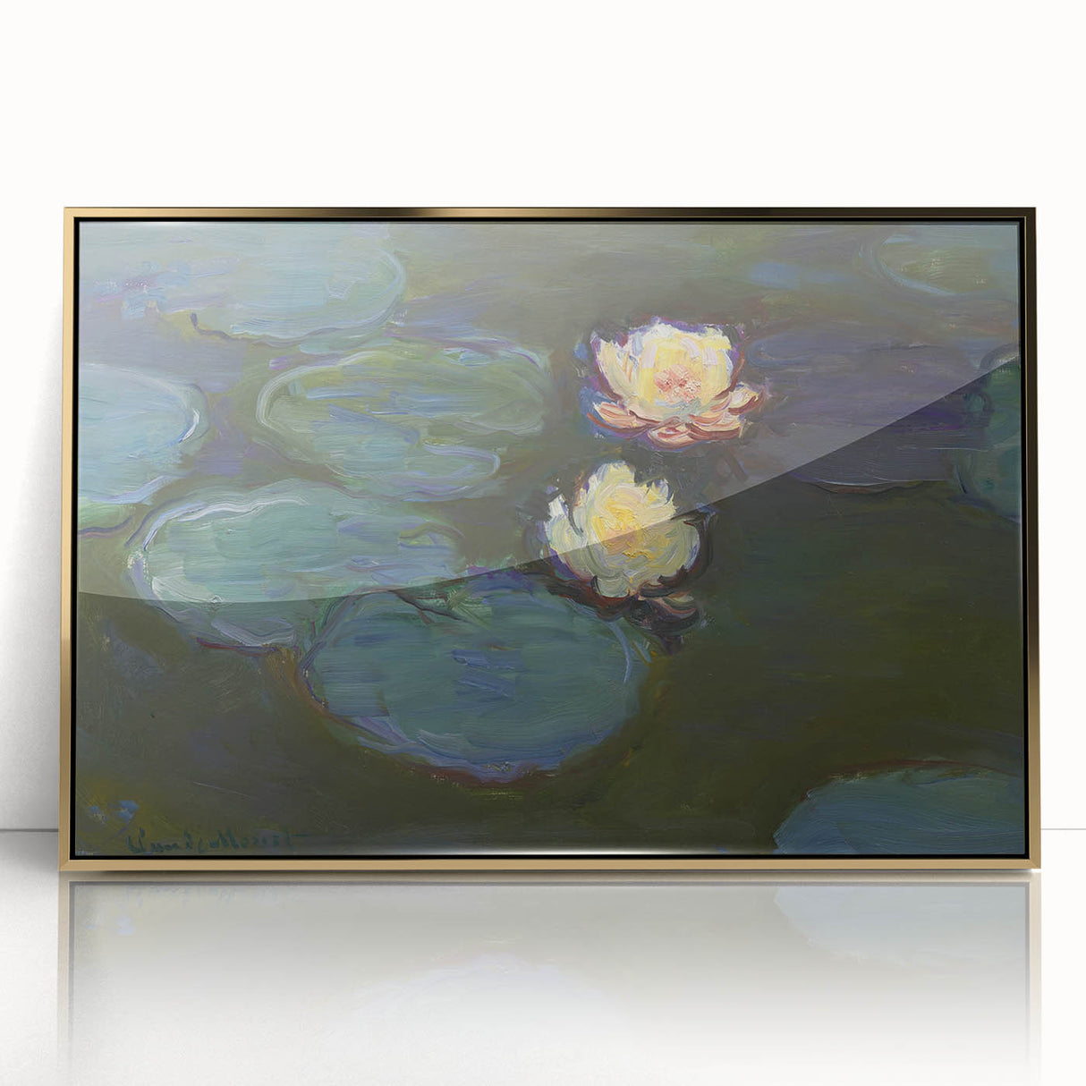 Claude Monet Water Lily Pond - Impressionist Wall Art Print