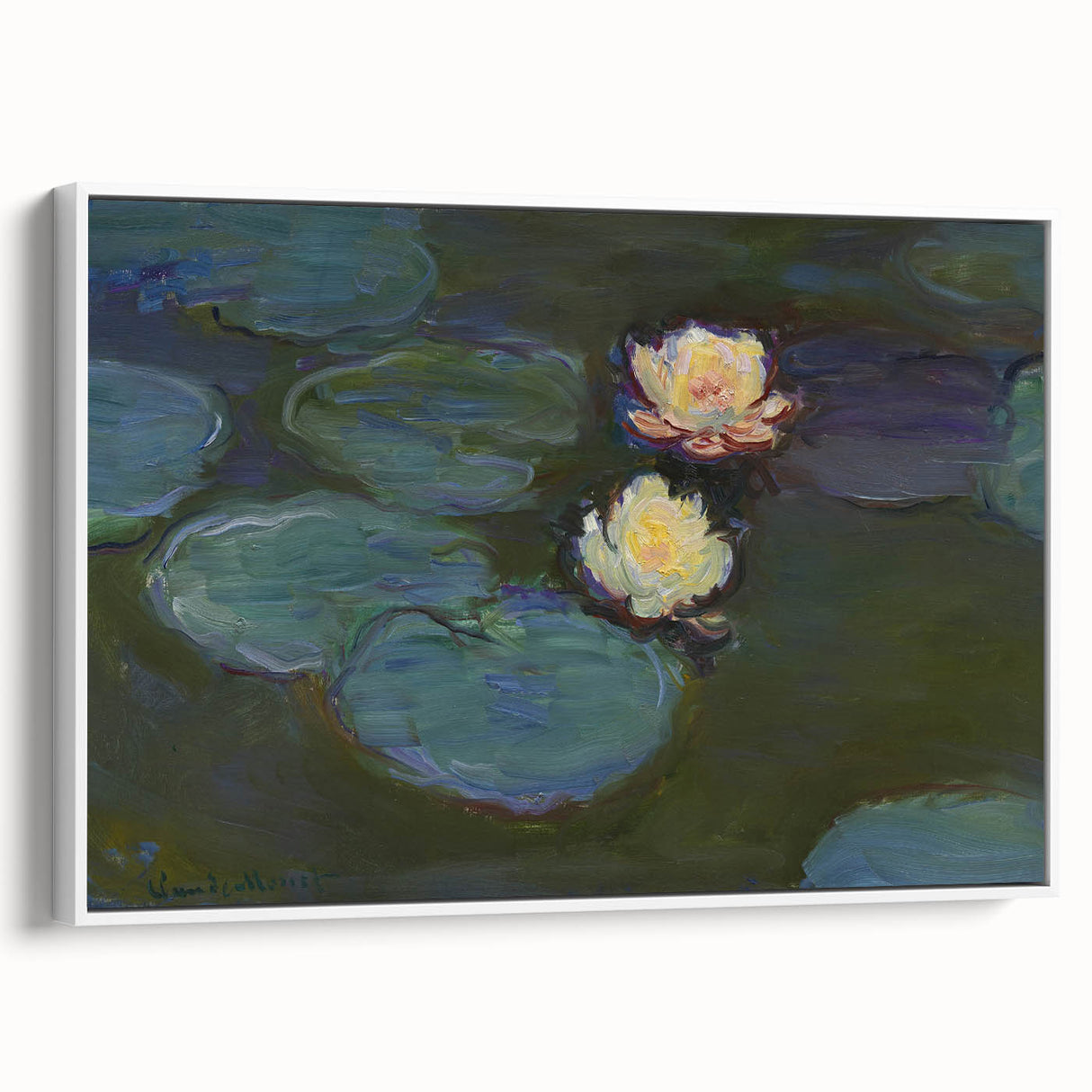 Claude Monet Water Lily Pond - Impressionist Wall Art Print