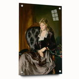 Modern Wall Art: Classic Portrait in Rich Tones – Elegant Contemporary Decor
