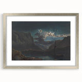 Romanticism Art: New Weir on the Wye - Dramatic Landscape Canvas
