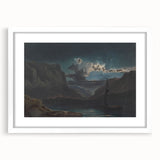 Romanticism Art: New Weir on the Wye - Dramatic Landscape Canvas