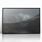 Romanticism Art: New Weir on the Wye - Dramatic Landscape Canvas