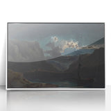 Romanticism Art: New Weir on the Wye - Dramatic Landscape Canvas