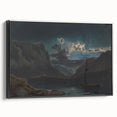 Romanticism Art: New Weir on the Wye - Dramatic Landscape Canvas
