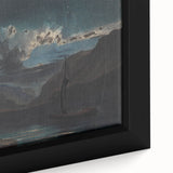 Romanticism Art: New Weir on the Wye - Dramatic Landscape Canvas