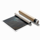 Romanticism Art: New Weir on the Wye - Dramatic Landscape Canvas