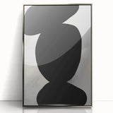 Acrylic Dining Room Artwork – Black and White Modern Abstract Art