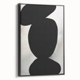 Acrylic Dining Room Artwork – Black and White Modern Abstract Art