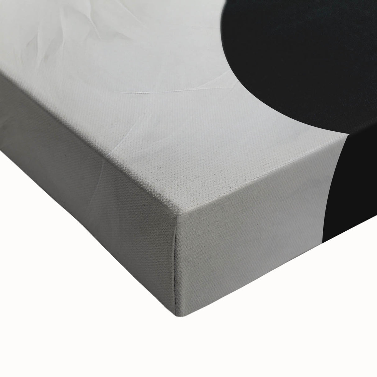 Acrylic Dining Room Artwork – Black and White Modern Abstract Art