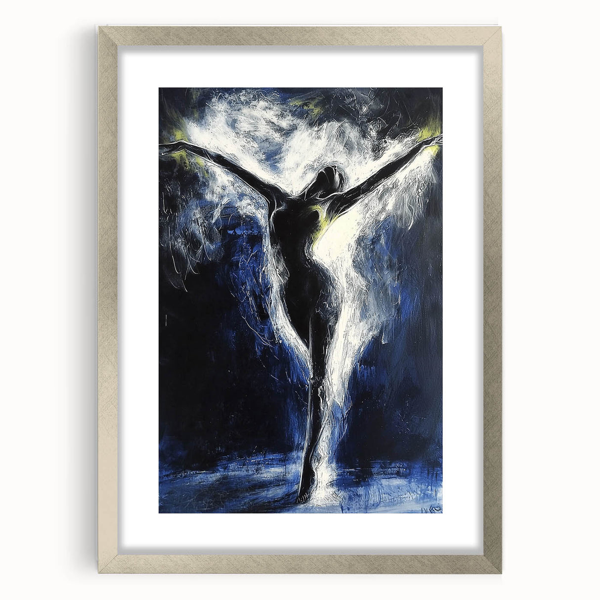 Ethereal Dance Living Room Wall Art - Modern Abstract Canvas