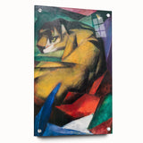 Expressionist Animal Art - Tiger by Franz Marc | Vibrant Wall Art