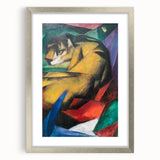 Expressionist Animal Art - Tiger by Franz Marc | Vibrant Wall Art