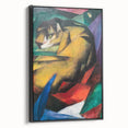 Expressionist Animal Art - Tiger by Franz Marc | Vibrant Wall Art