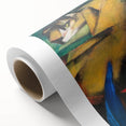 Expressionist Animal Art - Tiger by Franz Marc | Vibrant Wall Art