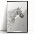 Old Horse - Impressionist Sketch Art by Henri de Toulouse-Lautrec