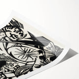 Expressionist Print - Tiger by Franz Marc | Black and White Wall Art