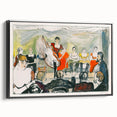 Expressionist Scene - Tingletangle by Edvard Munch | Vibrant Wall Art
