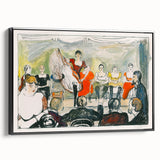 Expressionist Scene - Tingletangle by Edvard Munch | Vibrant Wall Art