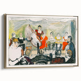 Expressionist Scene - Tingletangle by Edvard Munch | Vibrant Wall Art