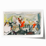 Expressionist Scene - Tingletangle by Edvard Munch | Vibrant Wall Art