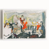 Expressionist Scene - Tingletangle by Edvard Munch | Vibrant Wall Art