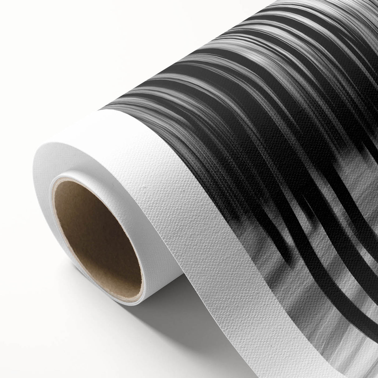 Blurred Winter Forest – Dynamic Black and White Motion Wall Art