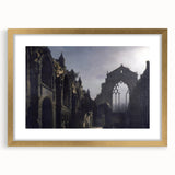 The Ruins of Holyrood Chapel - Romanticism Era Canvas Print