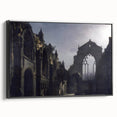The Ruins of Holyrood Chapel - Romanticism Era Canvas Print