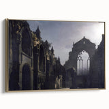 The Ruins of Holyrood Chapel - Romanticism Era Canvas Print