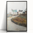 Framed acrylic wall art showcasing a modern abstract architecture design in black, featuring sharp geometric shapes and a sleek front view, perfect for contemporary decor.