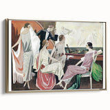 Elegant Art Deco Wall Art – 1920s Theater Scene with Glamorous Style