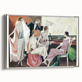 Elegant Art Deco Wall Art – 1920s Theater Scene with Glamorous Style