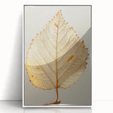 Framed wall art featuring a vibrant floral design with colorful flowers and lush green leaves, elegantly displayed in a white frame, perfect for home decor.