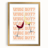 Extra large abstract art print of textured food and drinks, in gold frame with mat, ideal for living room decor.