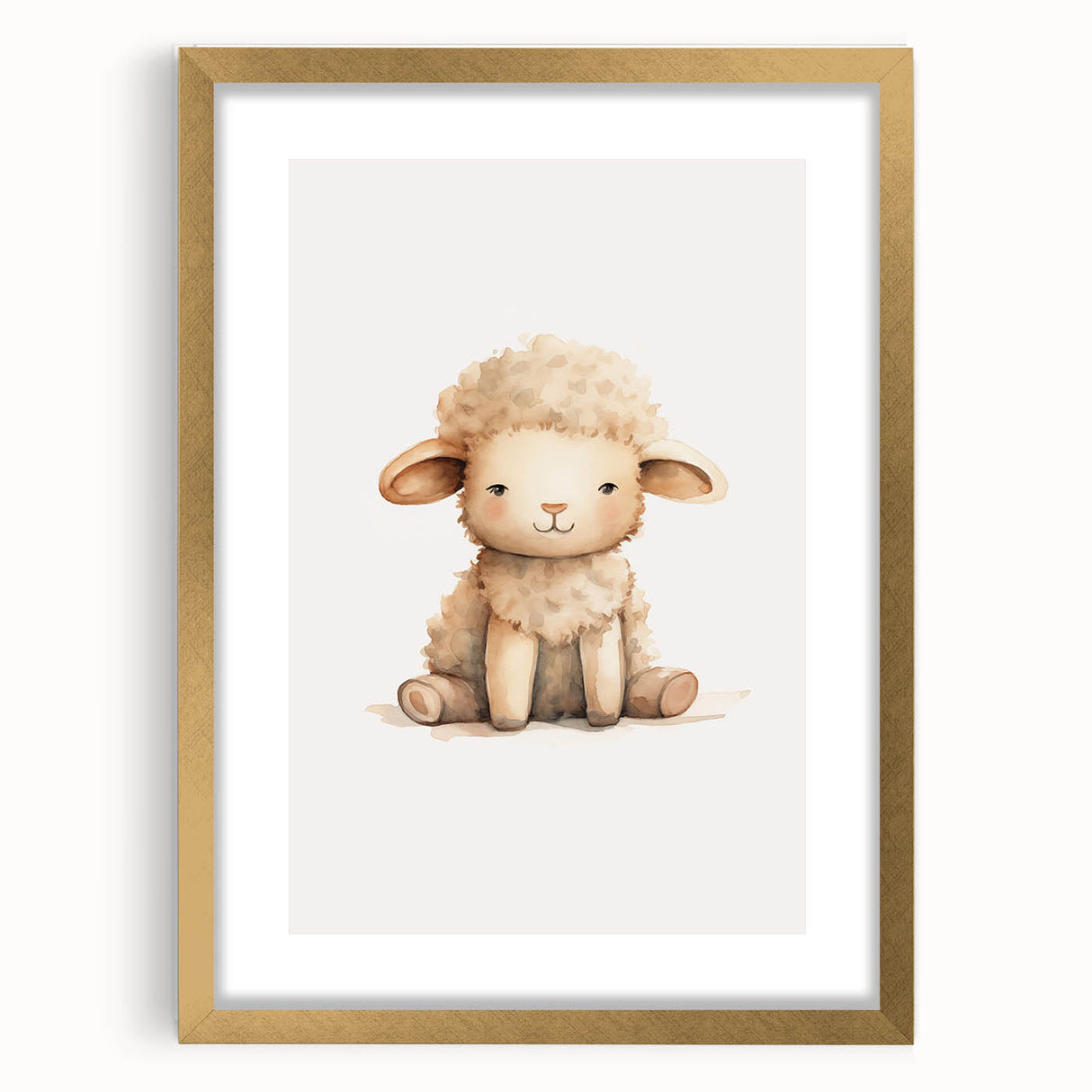 Adorable Lamb Nursery Wall Art – Baby Room Decor & Kids Prints