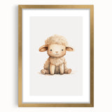 Adorable Lamb Nursery Wall Art – Baby Room Decor & Kids Prints