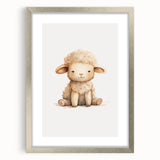 Adorable Lamb Nursery Wall Art – Baby Room Decor & Kids Prints