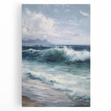 Stretched canvas artwork showcasing a vibrant landscape design in bold colors, perfect for home decor, highlighting natural beauty and artistic expression.