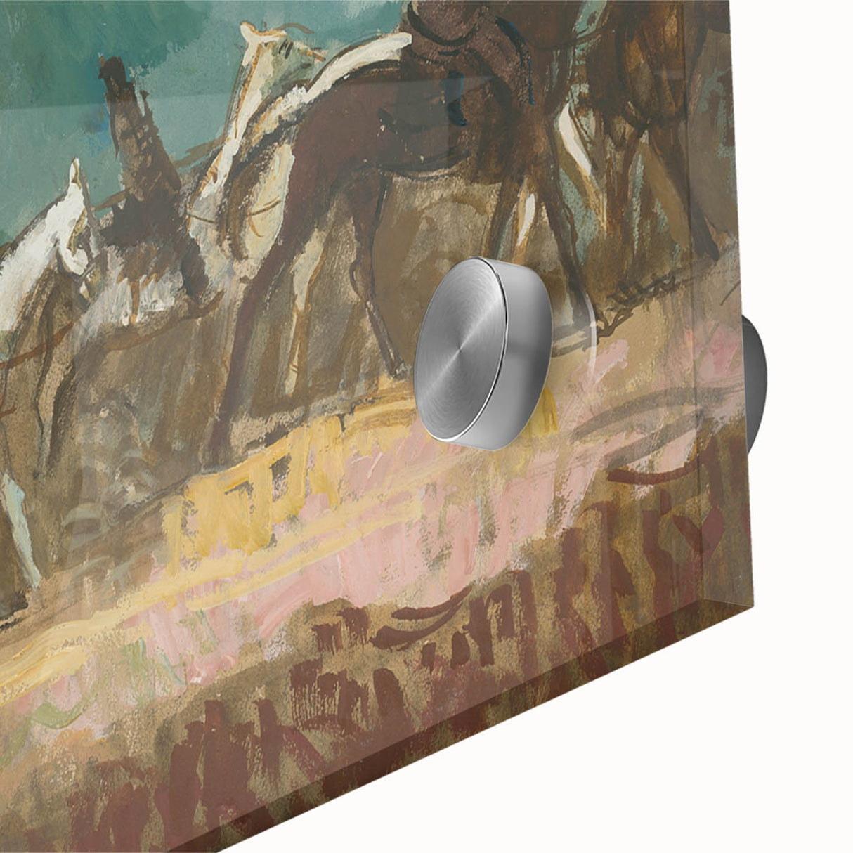 Exotic Riders - Dynamic Modern Art Print of Horsemen by Cyprián Majerník