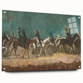 Exotic Riders - Dynamic Modern Art Print of Horsemen by Cyprián Majerník