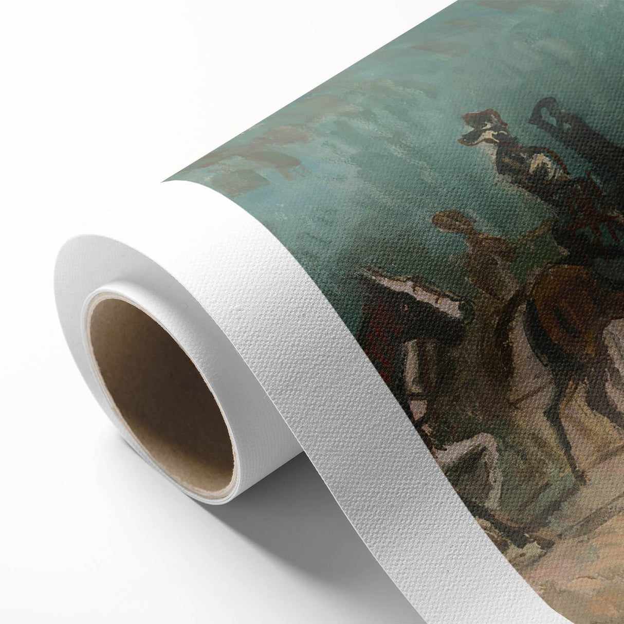 Exotic Riders - Dynamic Modern Art Print of Horsemen by Cyprián Majerník