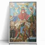 Renaissance Art Prints: Van Eyck's Crucifixion and Last Judgment Decor
