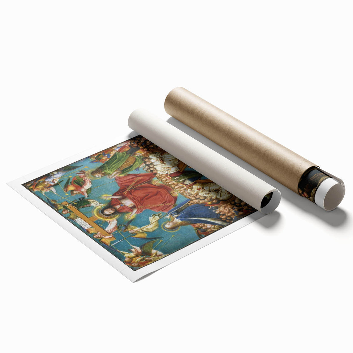Renaissance Art Prints: Van Eyck's Crucifixion and Last Judgment Decor