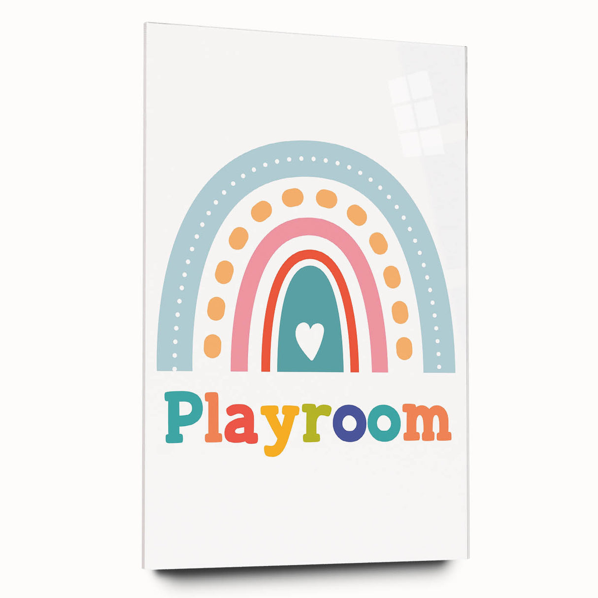 Playroom Rainbow Wall Art - Kids Educational Playroom Decor