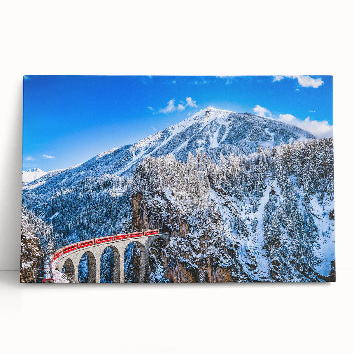 Black and white photograph of a European cityscape on large stretched canvas, ideal for kitchen wall art.