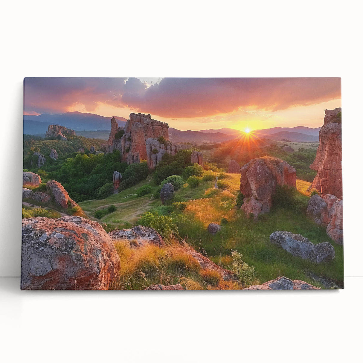Large black and white photo of a European cityscape on stretched canvas, ideal for kitchen wall art.