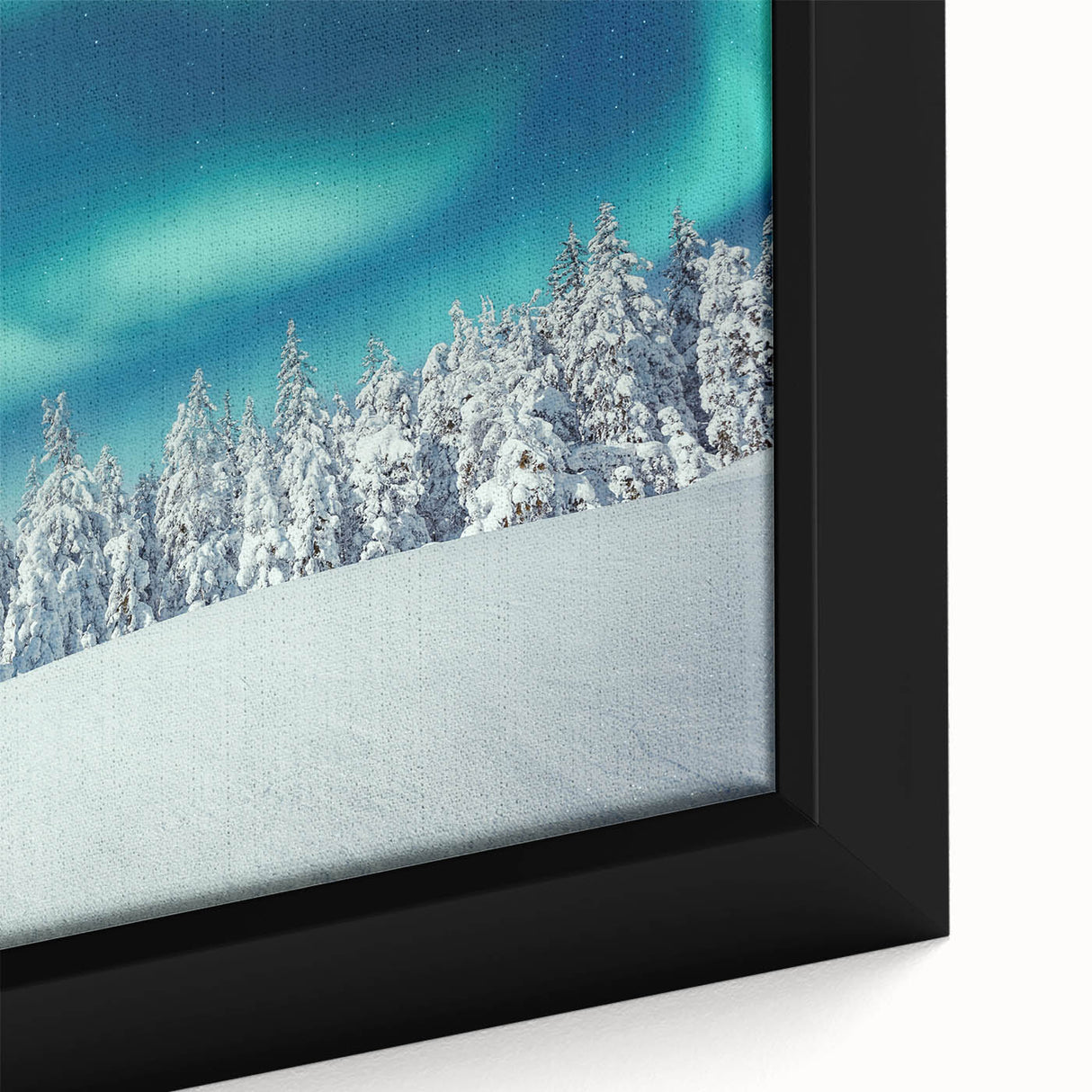 Black wall art featuring a textured, colorful abstract scene, on a framed canvas, ideal for living room decor.