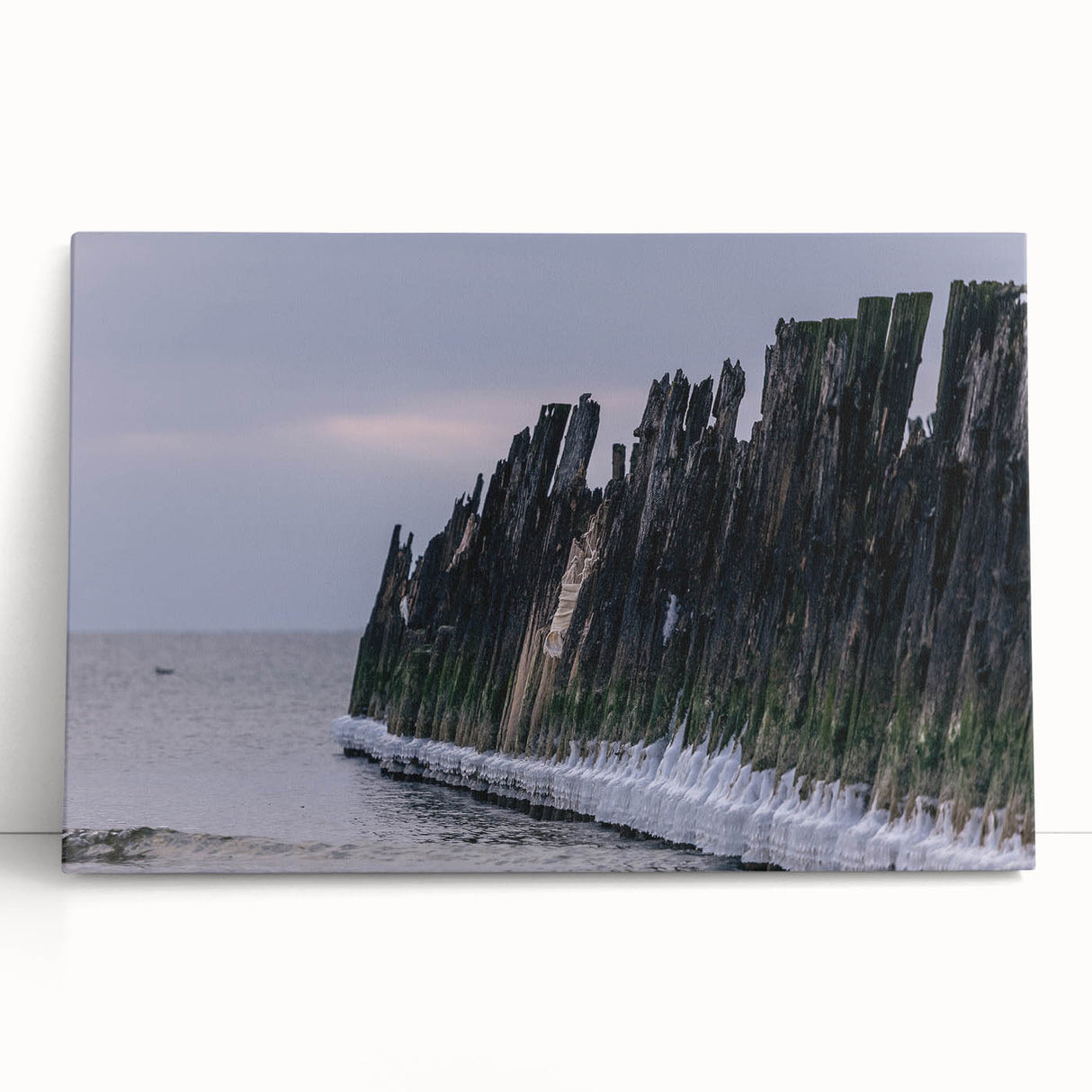 Black and white photograph of a European cityscape on large stretched canvas, suitable for kitchen wall art.