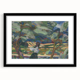 Expressionist Landscape - To the Field by Arnold Weisz-Kubínčan | Wall Art