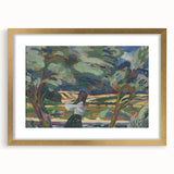 Expressionist Landscape - To the Field by Arnold Weisz-Kubínčan | Wall Art